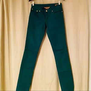 Green Tory Burch jeans